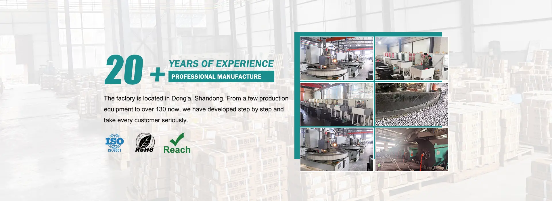 Stahlkugelnfabrik in China